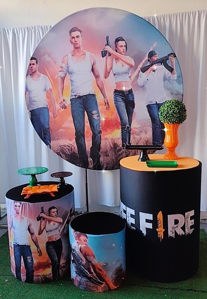 Kit Bronze Fre Fire  - TudFestas