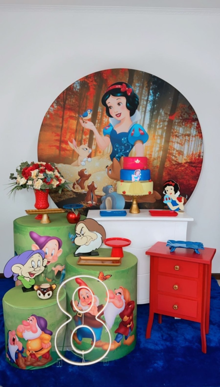 Kit Diamante Branca de Neve Mod 2 - TudFestas