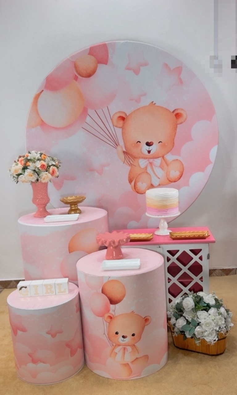Kit Ouro Ursinha Baby - TudFestas