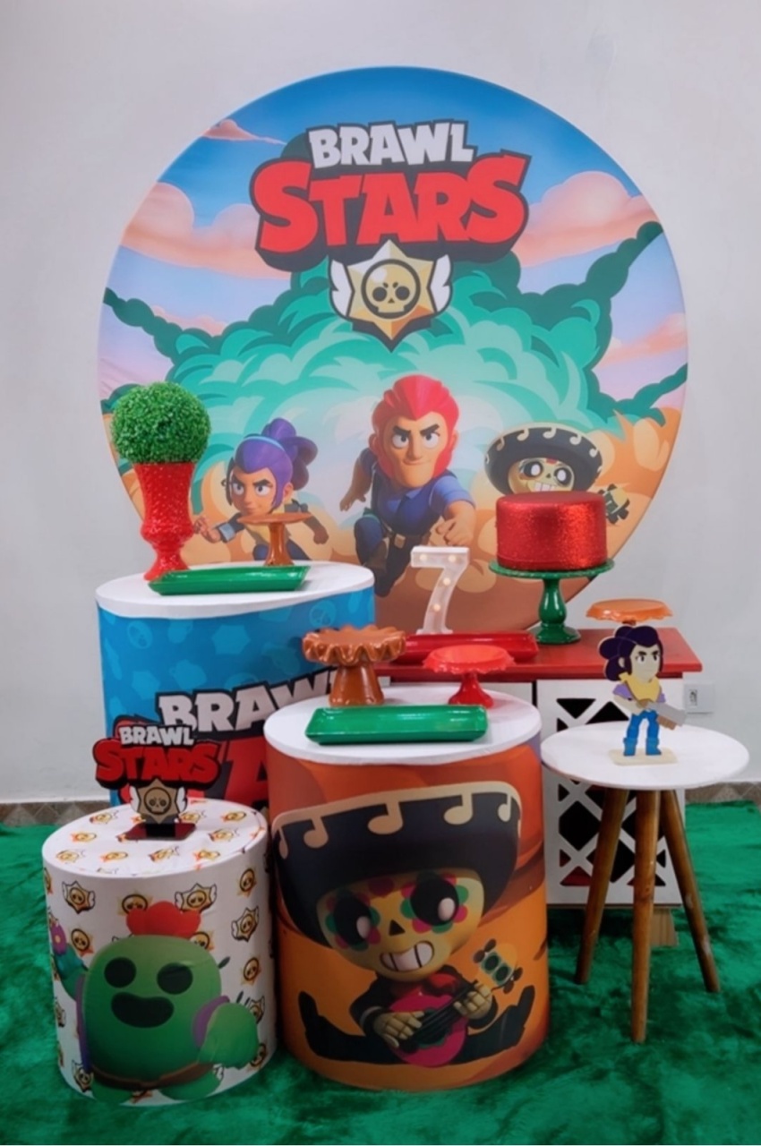 Kit Ouro Brawl Stars - Modelo 2 - TudFestas