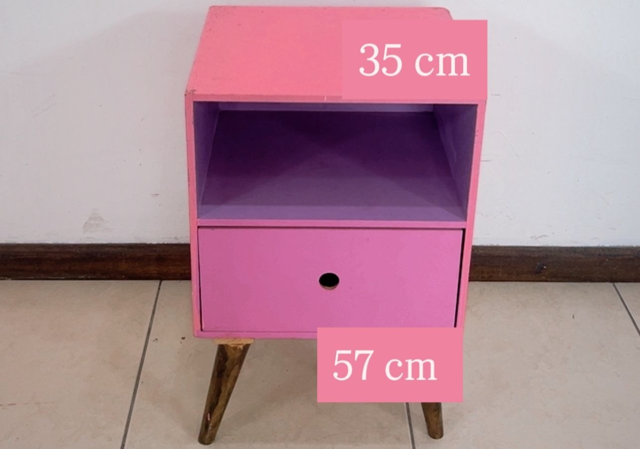 Criado Mudo Rosa Mod 2 - TudFestas