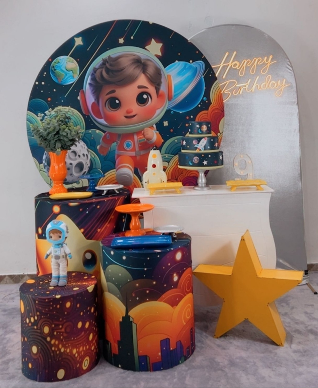 Astronauta Composição - Modelo 2 - TudFestas