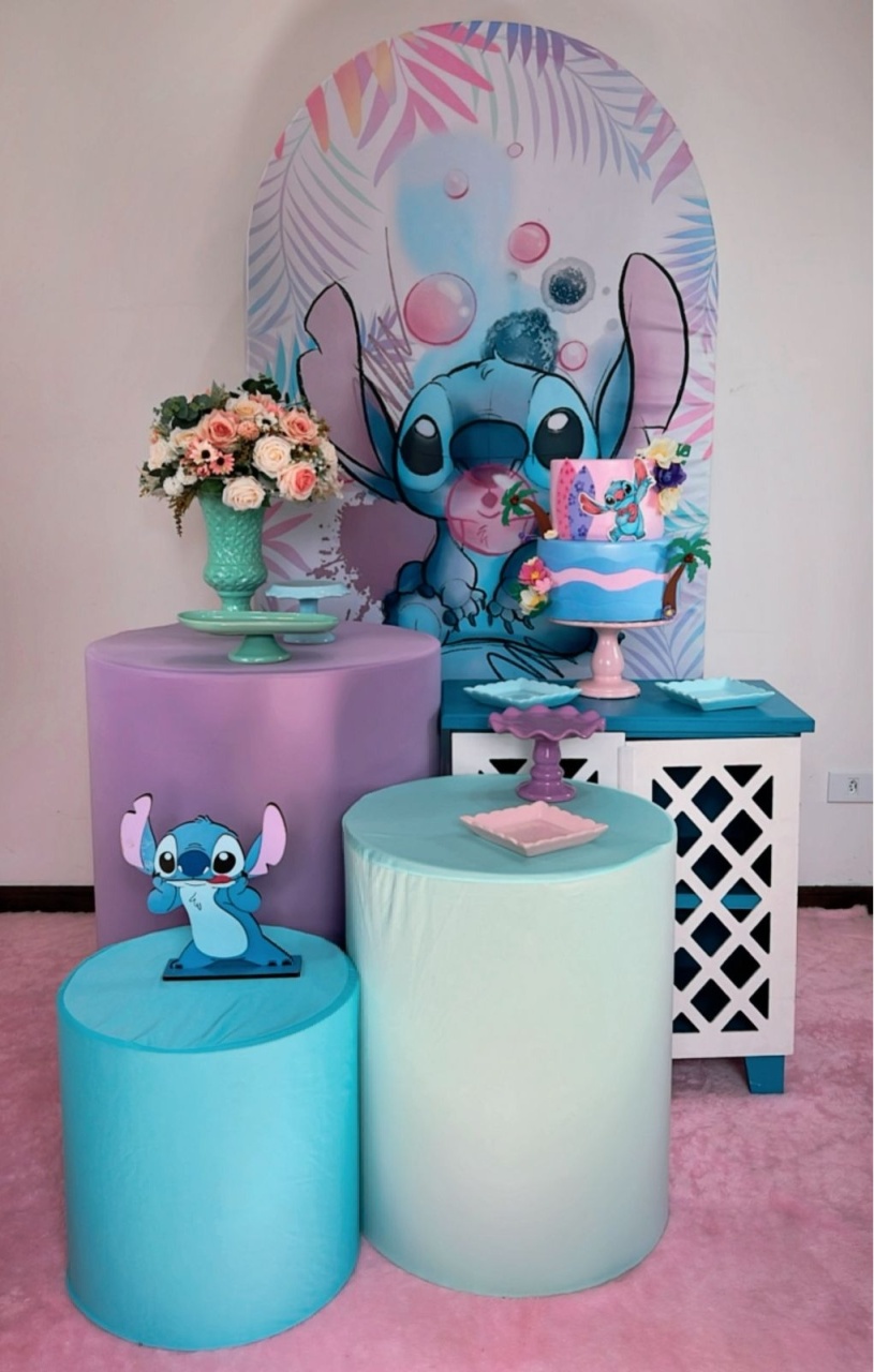 Kit Prata Lilo Stitch 3  - TudFestas