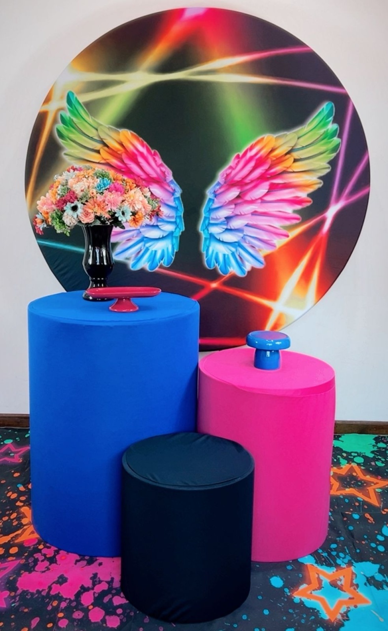 Kit Promocional Neon Asas  - TudFestas