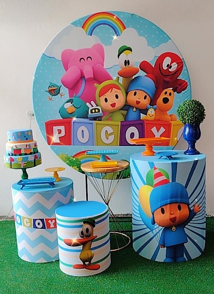 Kit Prata Pocoyo - TudFestas