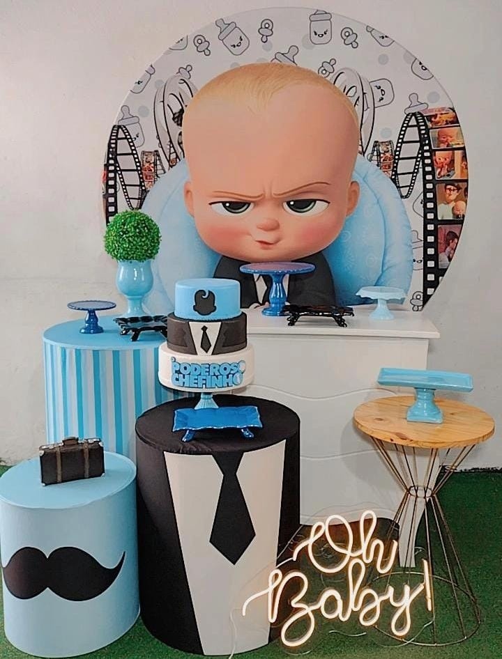 Kit Diamante Poderoso Chefinho Loiro - TudFestas