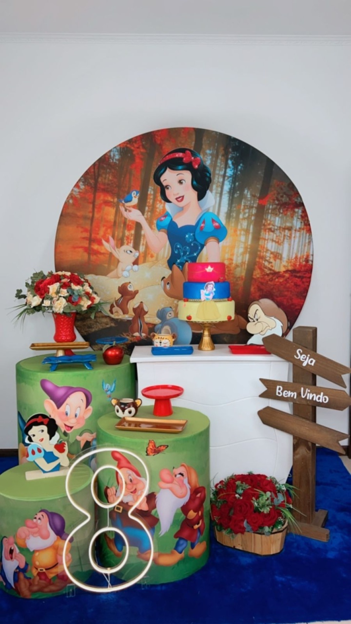 Kit Diamante Branca de Neve Mod 4 - TudFestas