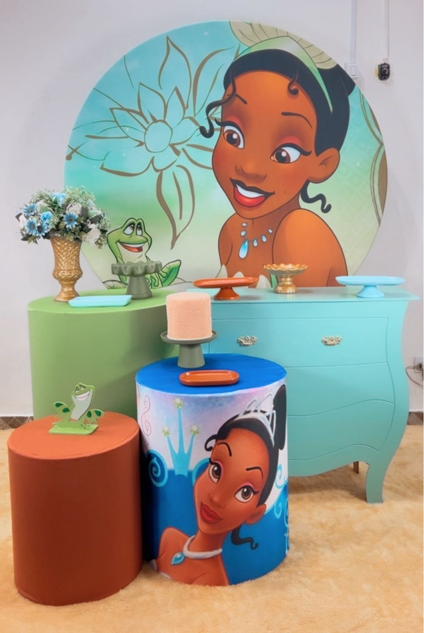Kit Prata Princesa Tiana - TudFestas