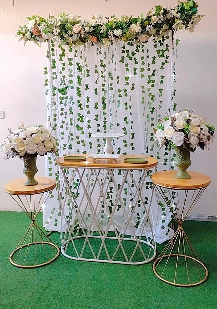Composição Casamento Verde Musgo E Branco - TudFestas