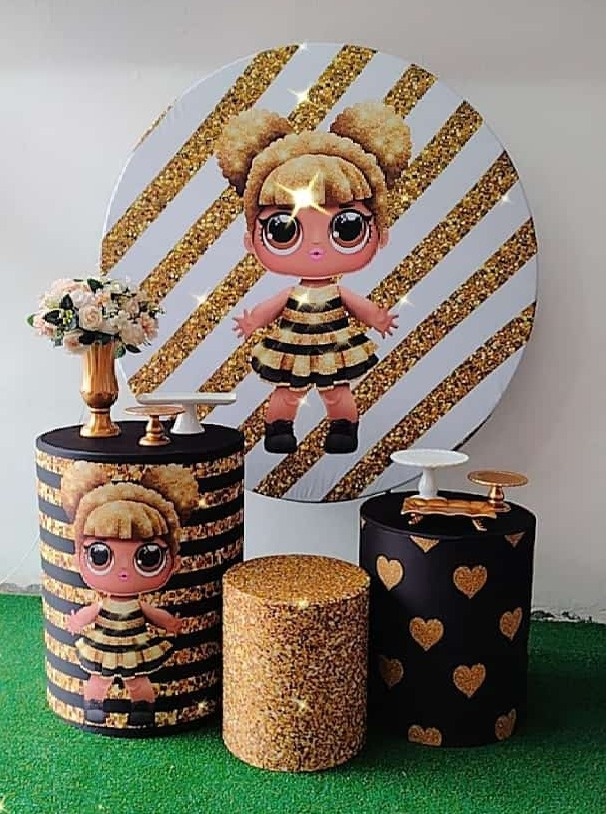 Kit Bronze Lol Dourada - TudFestas