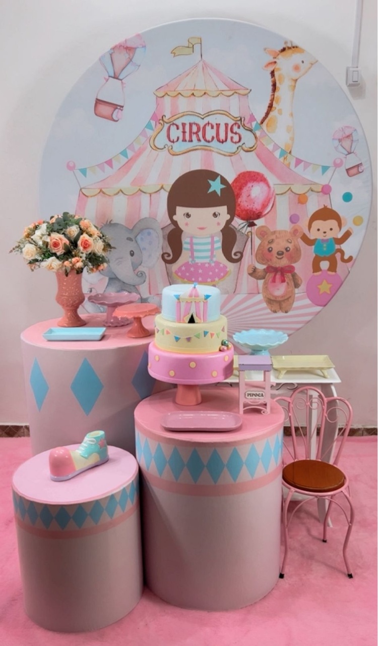 Kit Ouro Circo Rosa - TudFestas
