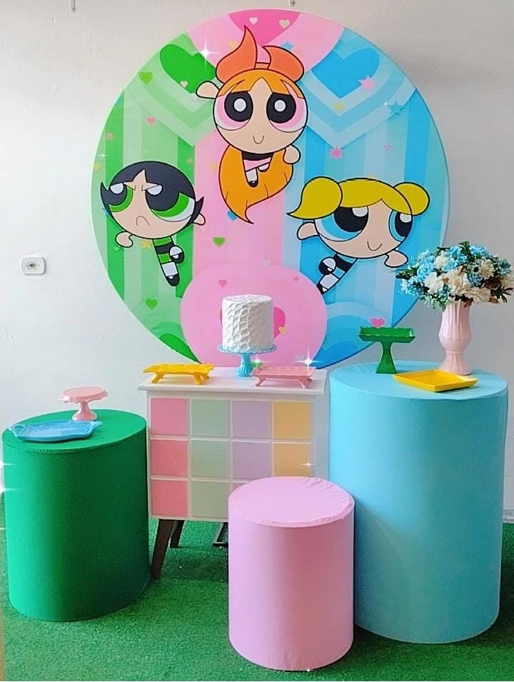 Kit Prata Meninas Super Poderosas - Modelo 2 - TudFestas