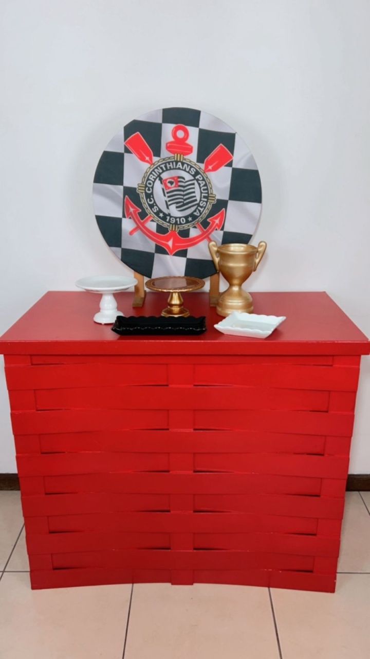 Kit Rubi Corinthians -Com Mesinha - TudFestas