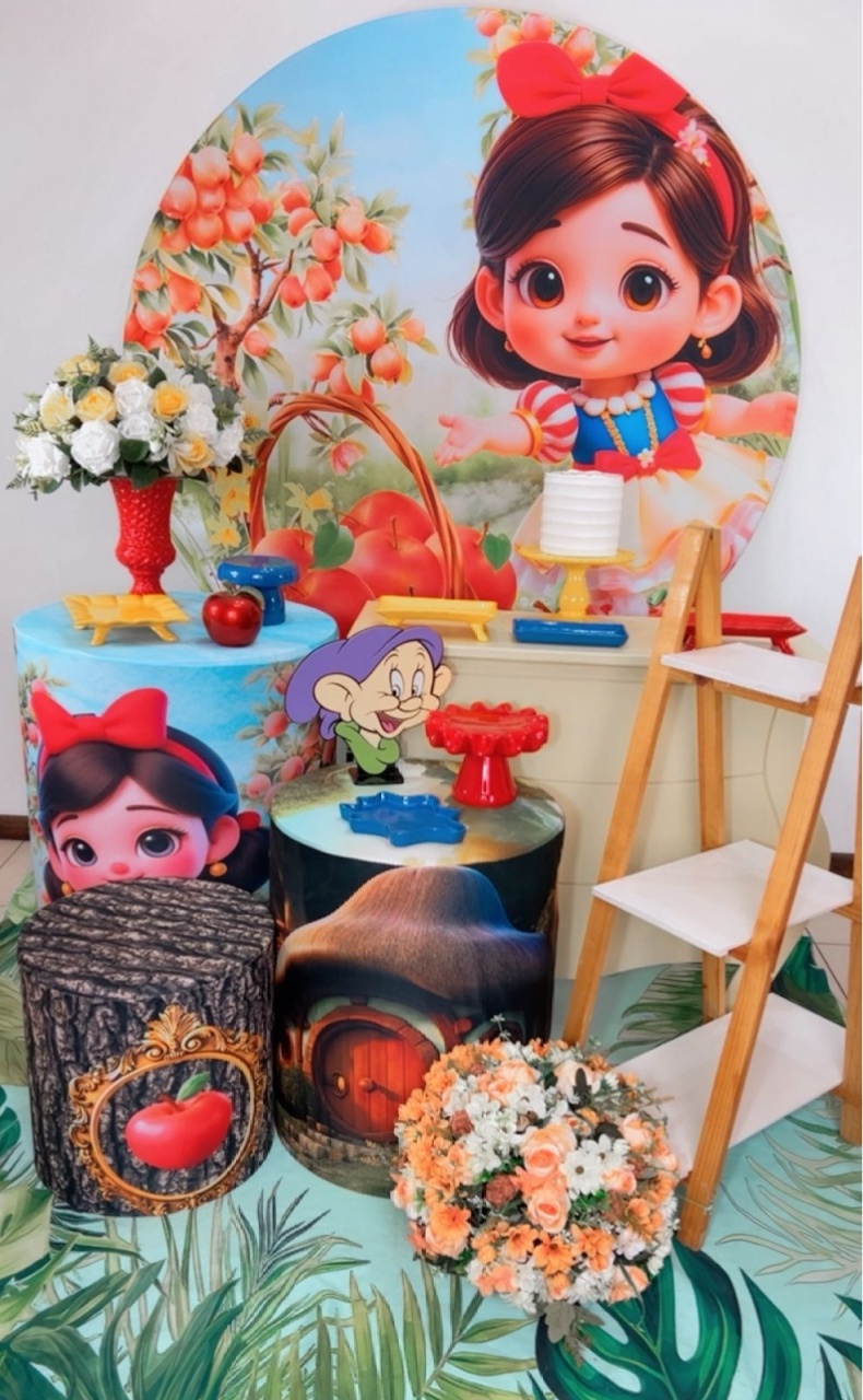 Kit Ouro Branca de Neve Baby - Modelo 4 - TudFestas