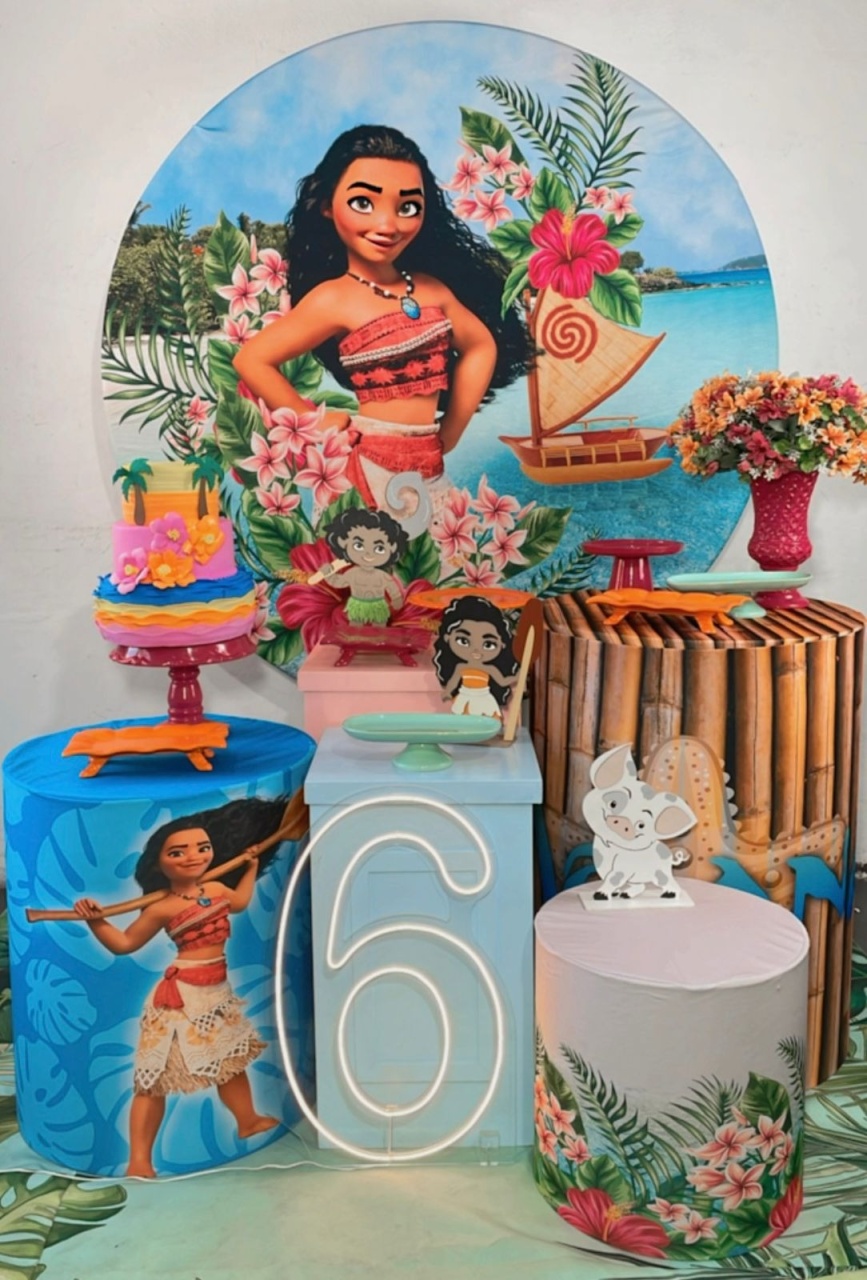 Kit Diamante Moana Grande Mod 4  - TudFestas