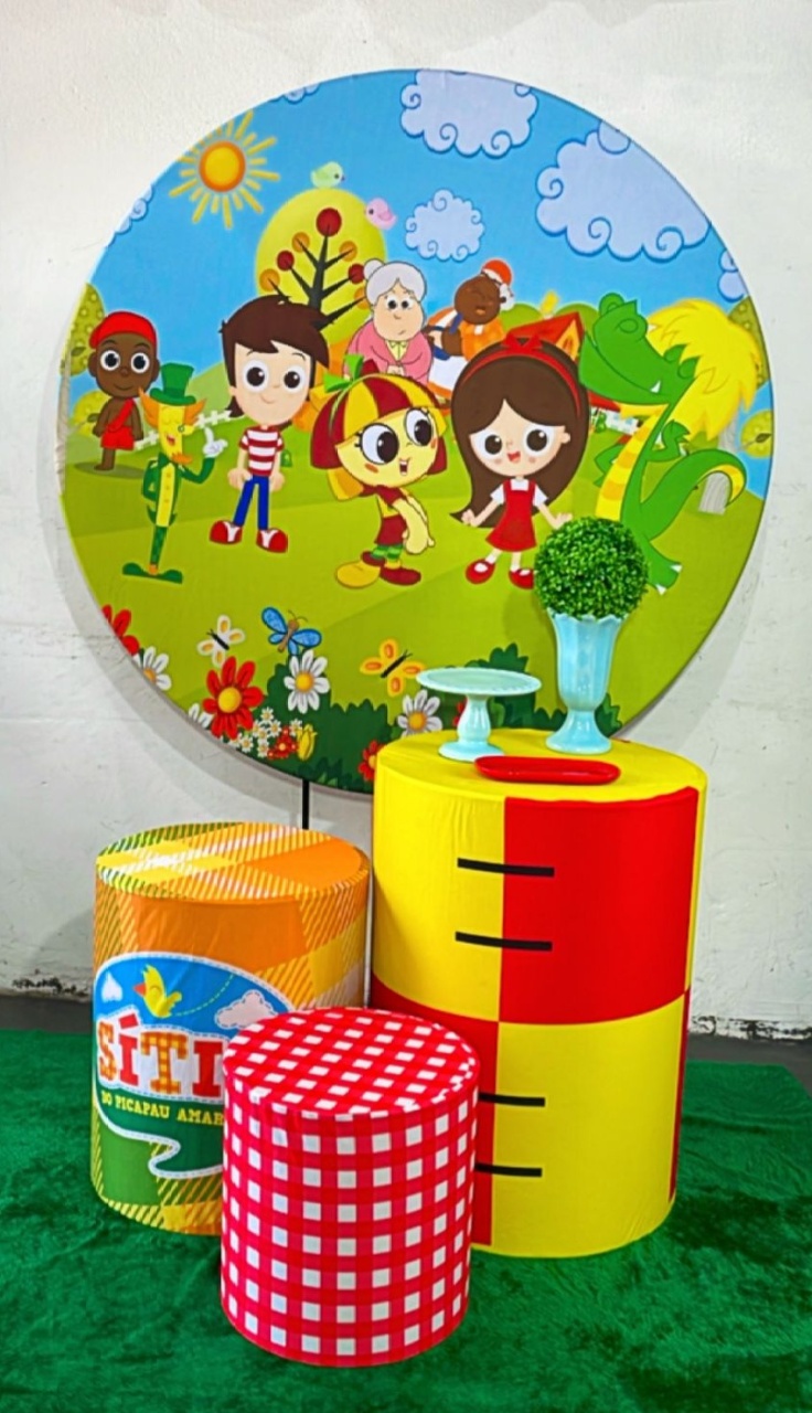 Kit Promocional Sitio Do Pica-Pau Amarelo Modelo 2 - TudFestas