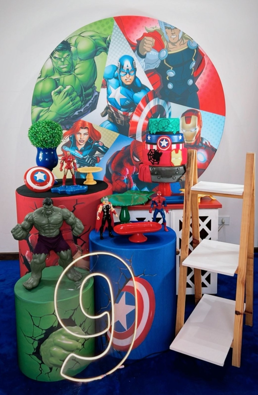 Vingadores Filme Desenho Mod 1 - Kit Diamante  - TudFestas