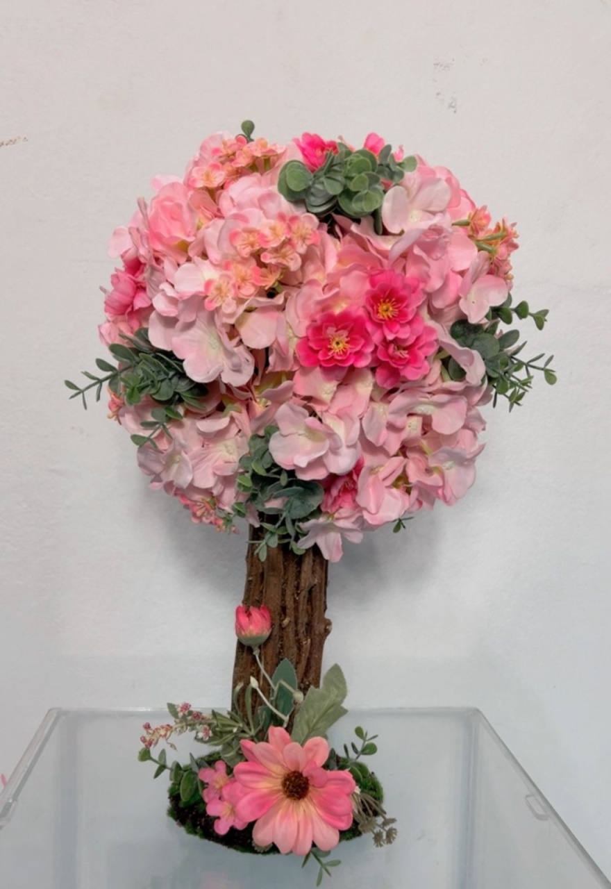 Arranjo de Flores (Arvore) Rosa Ld - TudFestas