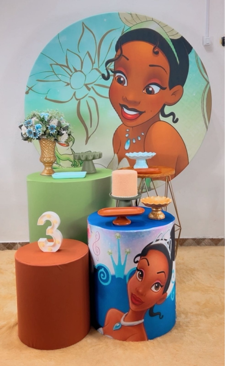 Kit Prata Princesa Tiana - Modelo 2 - TudFestas