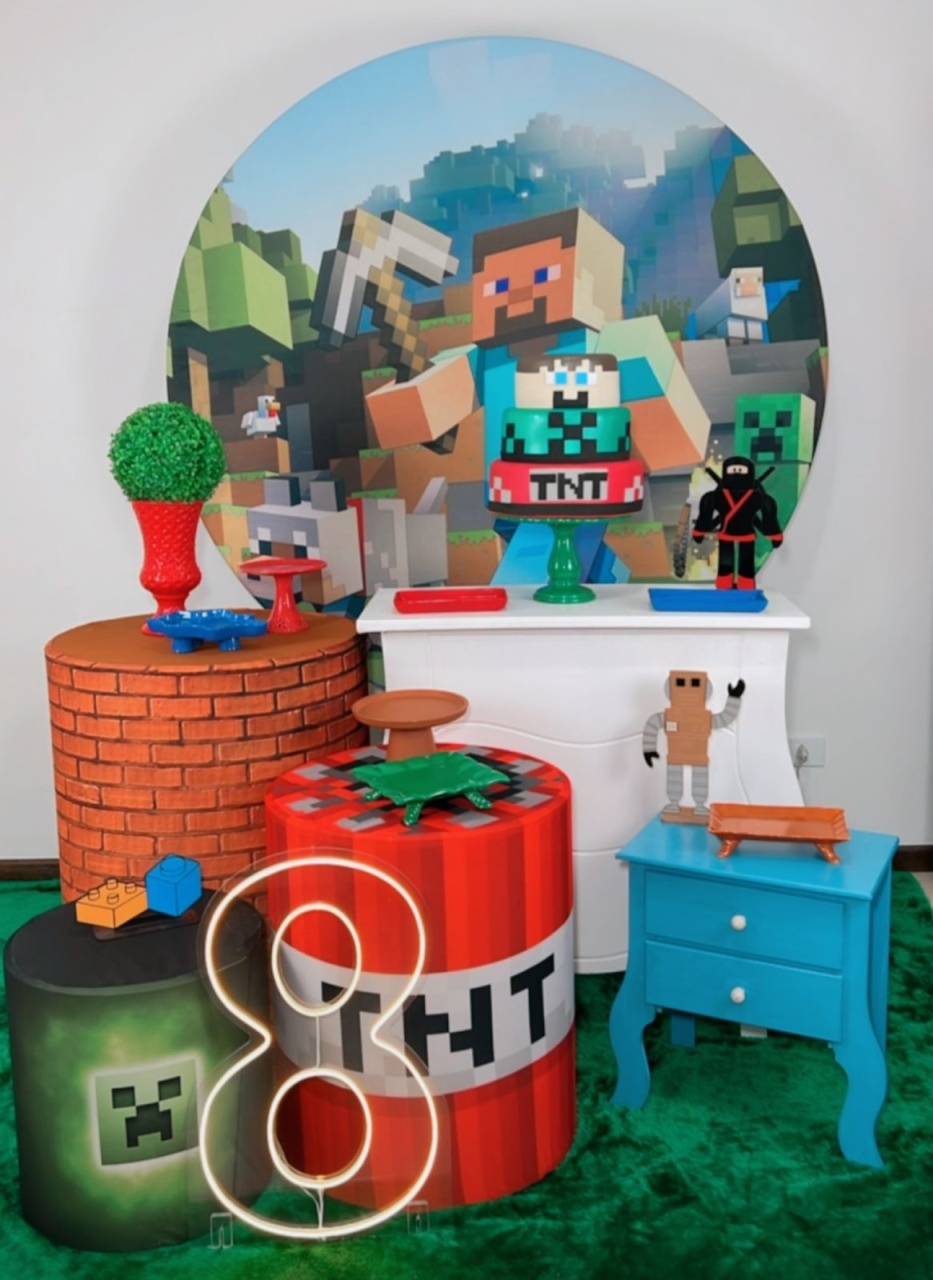 Kit Diamante Minecraft Mod.2  - TudFestas