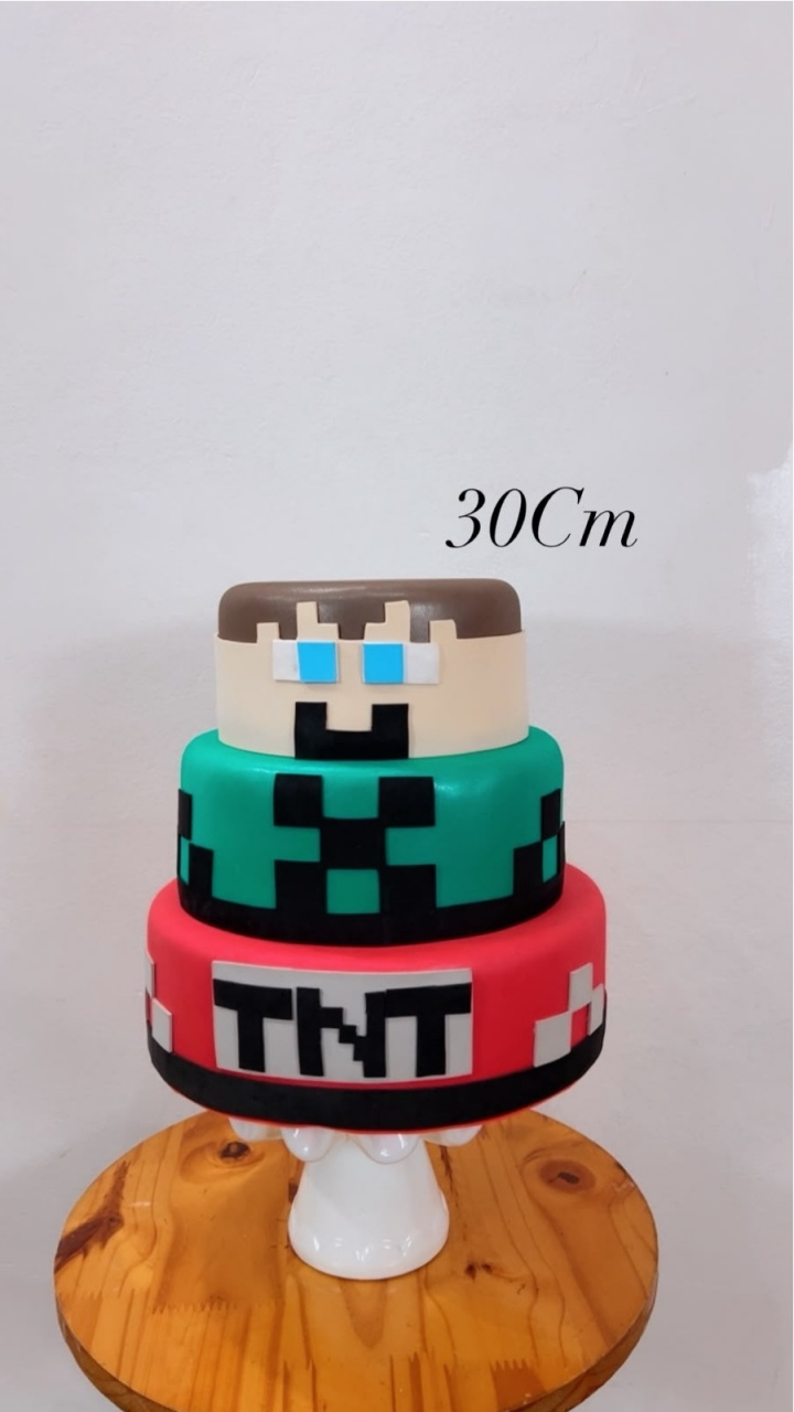 Bolo Fake Minecraft - TudFestas