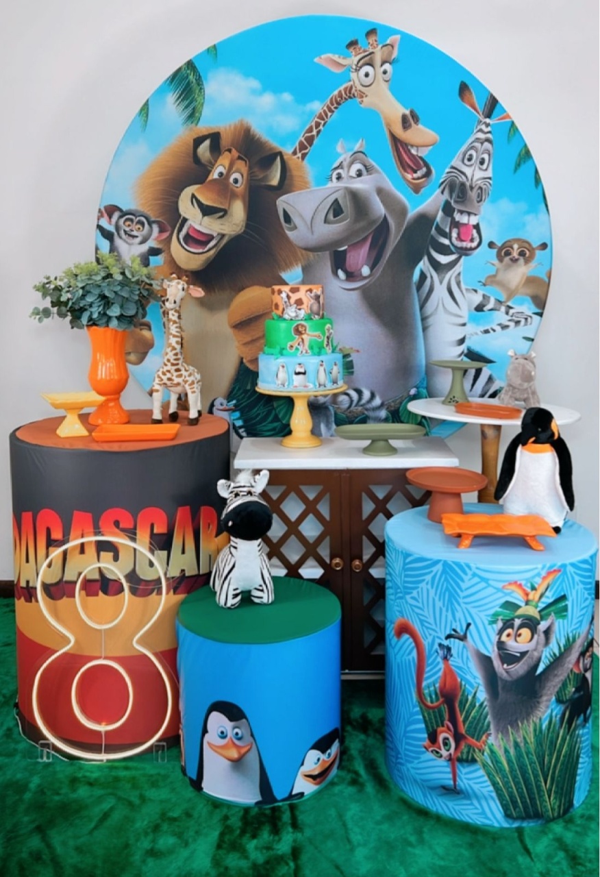 Kit Diamante Madagascar Mod1 - TudFestas