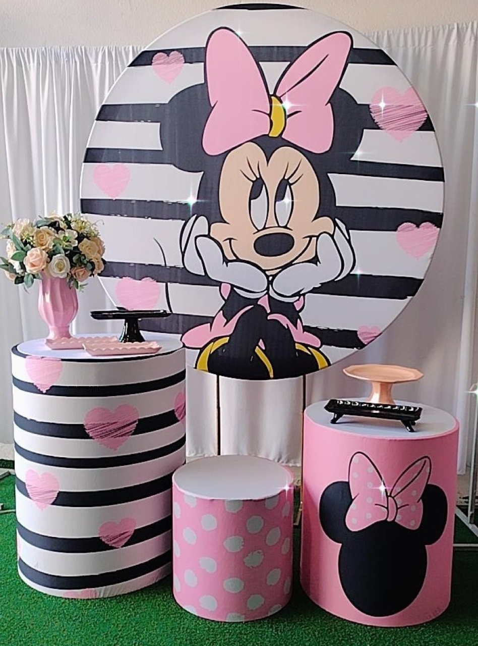 Kit Bronze Minnei Rosa  - TudFestas