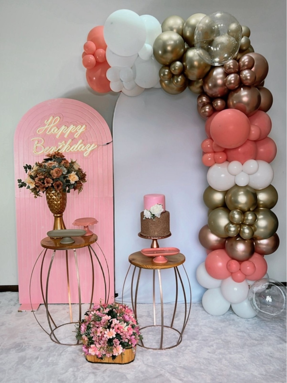 Composição Rose - Modelo 5  - TudFestas