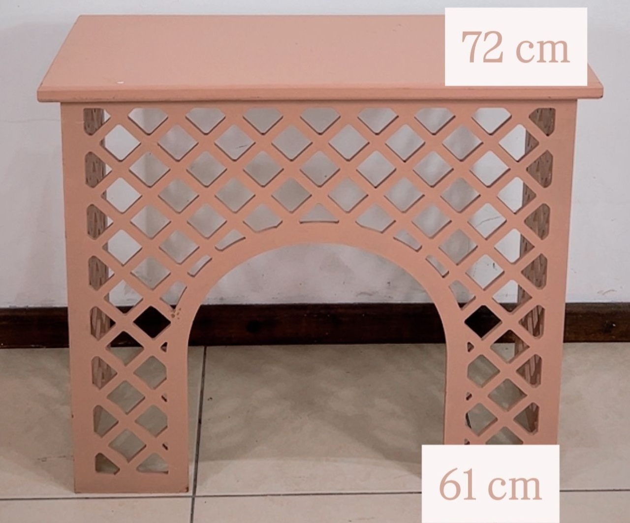 Cômoda Treliça Bege  - TudFestas