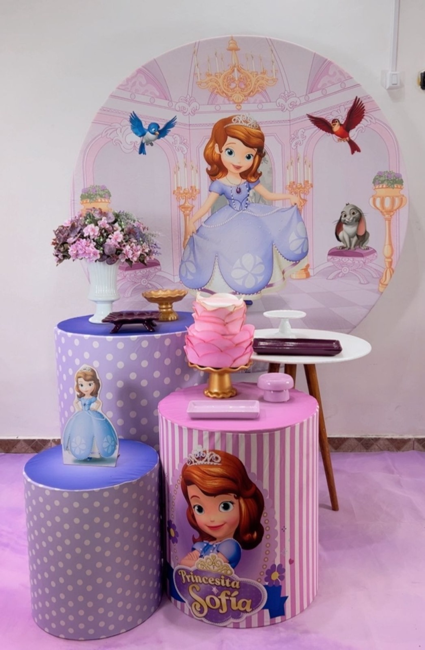 Kit Prata Princesa Sofia - Modelo 2 - TudFestas