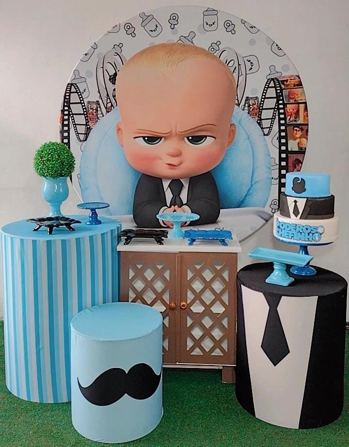 Kit Prata Poderoso Chefinho Loiro - Modelo 2 - TudFestas