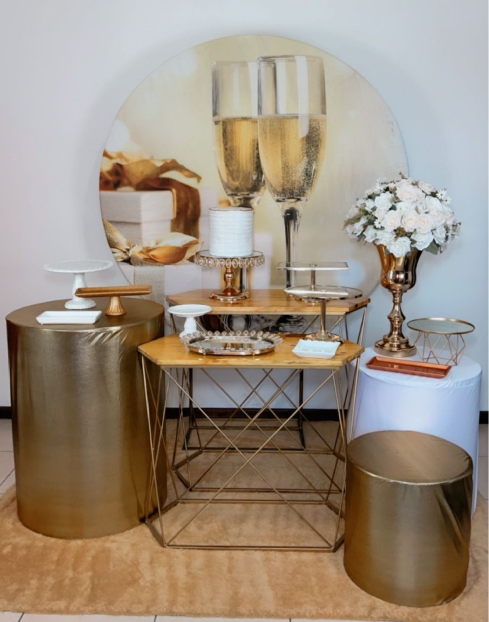 Kit Taças Peças Luxo - Composição - TudFestas