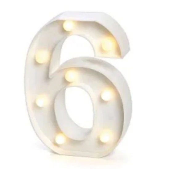 Led Número P 6 - TudFestas
