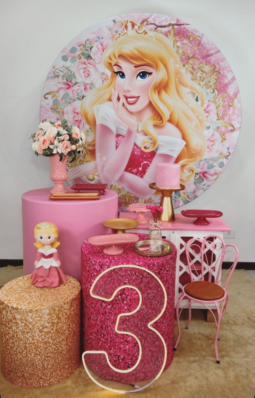 Kit Diamante Princesa Aurora Mod 1  - TudFestas