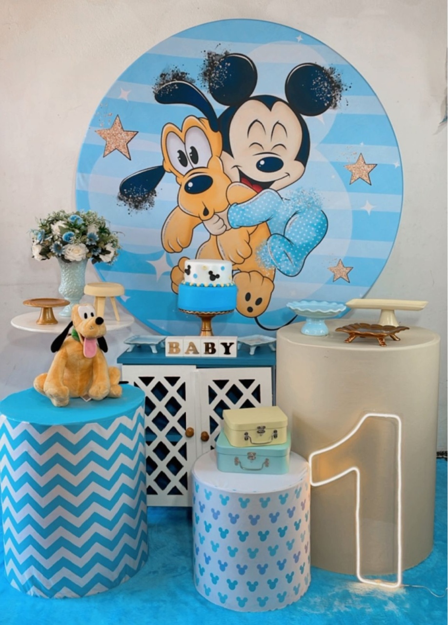 Kit Diamante Mickey Baby Opção 1 - TudFestas