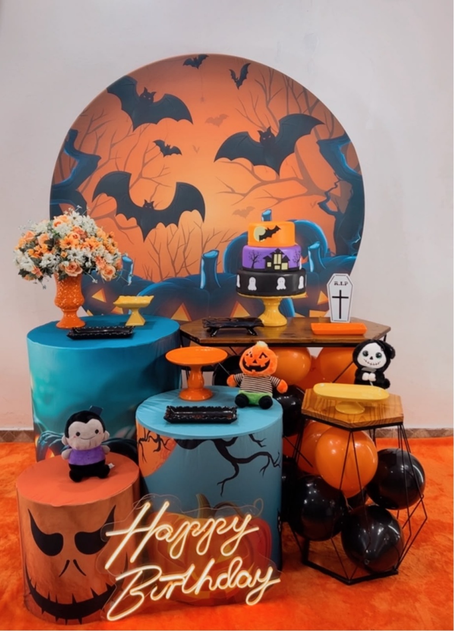 Kit Diamante Halloween Abóbora - Modelo 2 - TudFestas