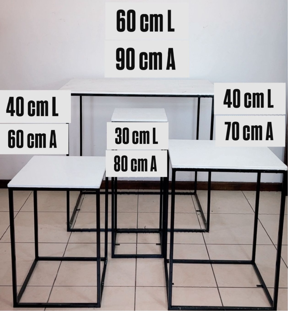 Mesa Quadrada Quarteto - TudFestas