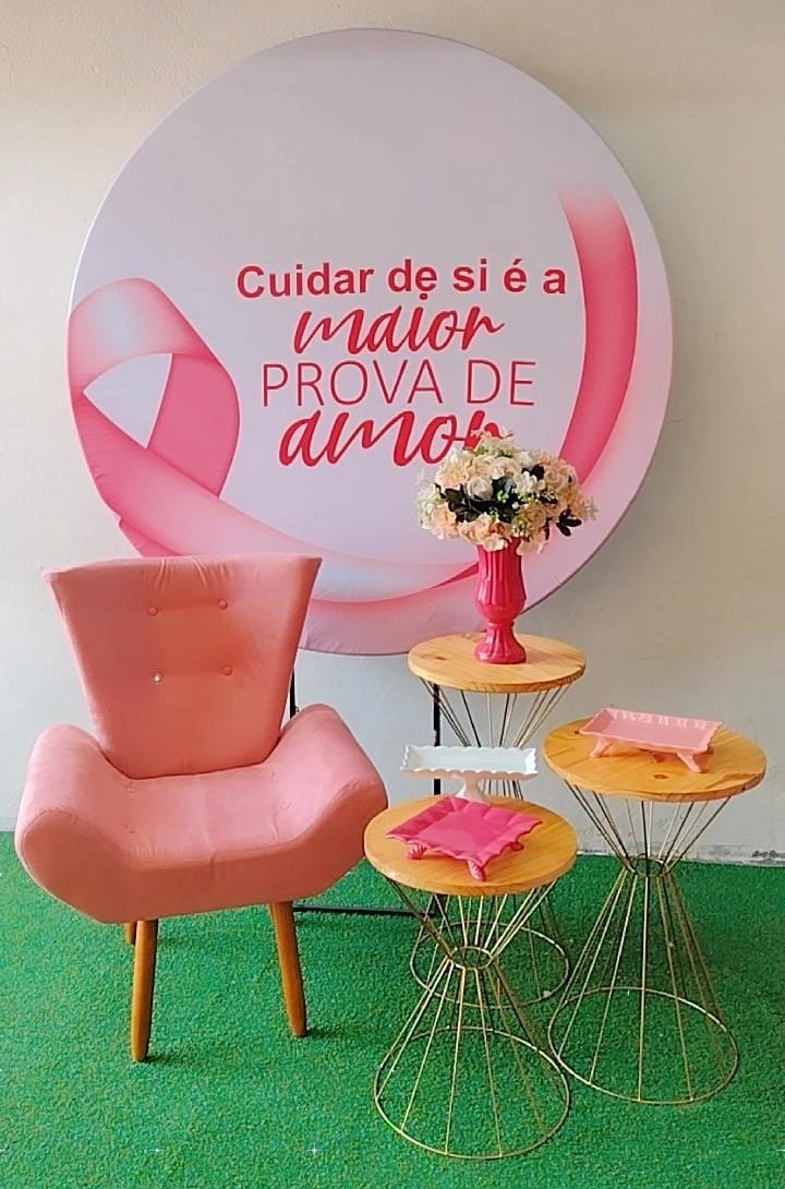 Composição Outubro Rosa  - TudFestas
