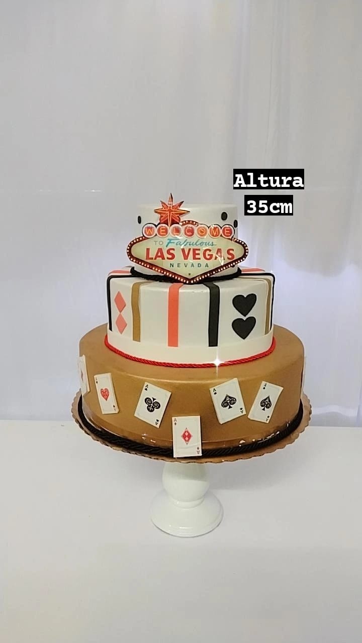 Bolo Fake Las Vegas  - TudFestas