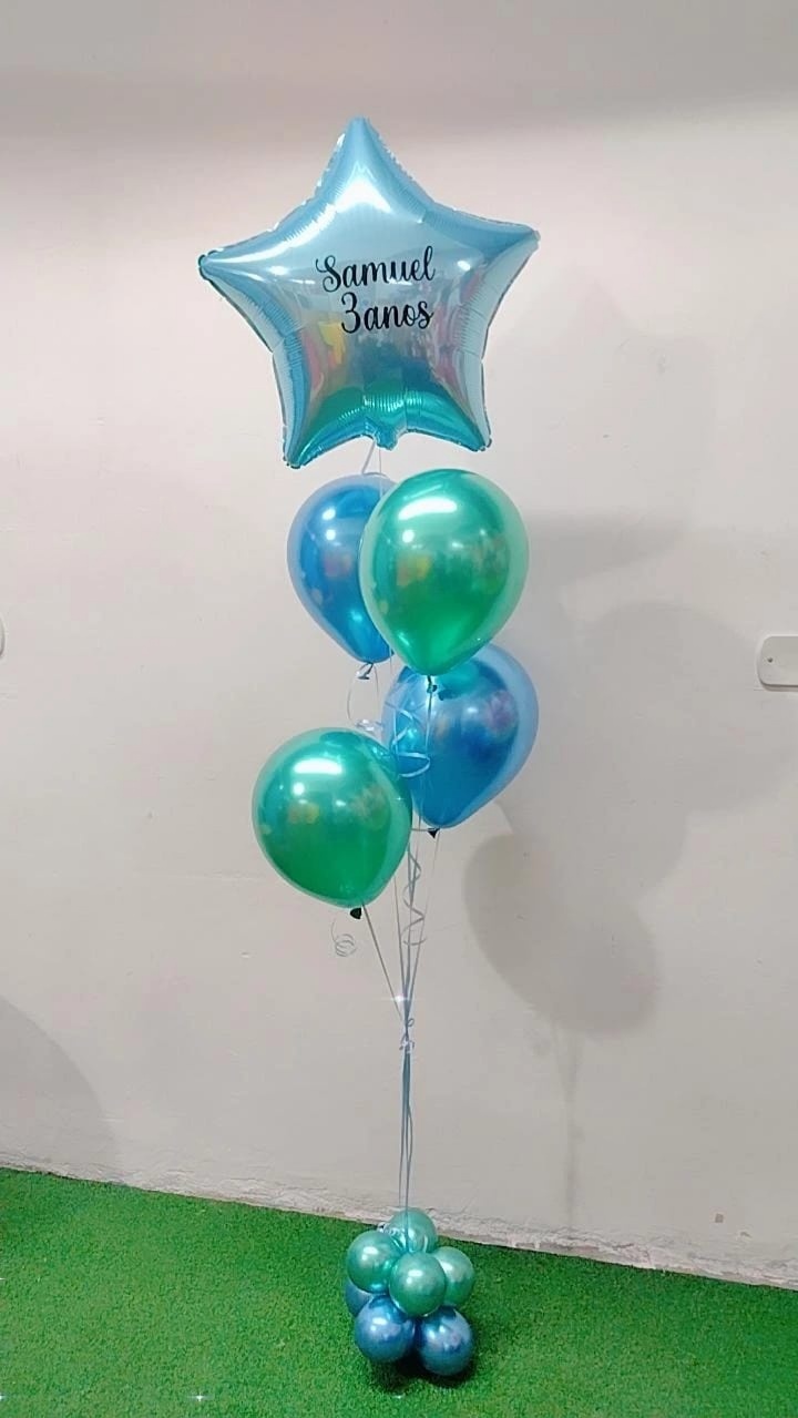 Balão Com Gás Helio K-7074 - TudFestas