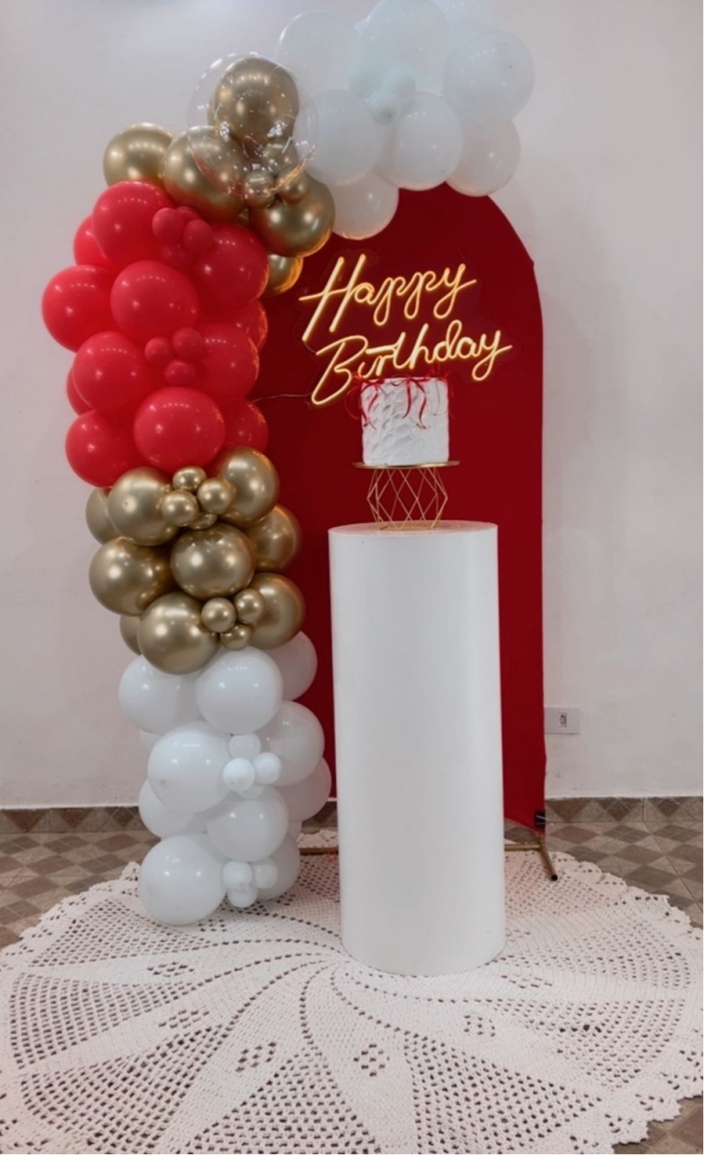 Composição Vermelho - Modelo 3 - TudFestas
