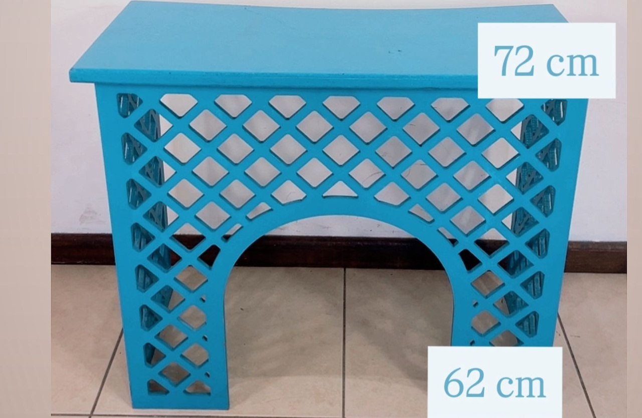 Cômoda Treliça Azul Claro - TudFestas
