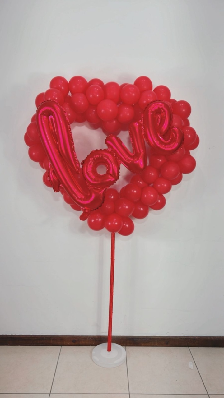 Coração Com Love  - TudFestas