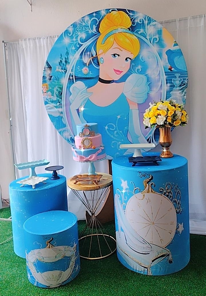 Kit Prata Cinderela - Modelo 1 - TudFestas