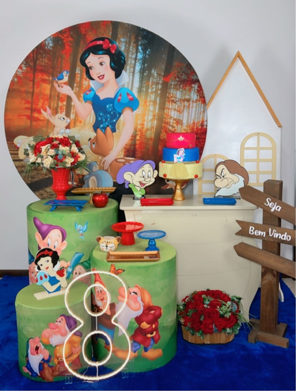 Composição Branca de Neve Mod 10 - TudFestas