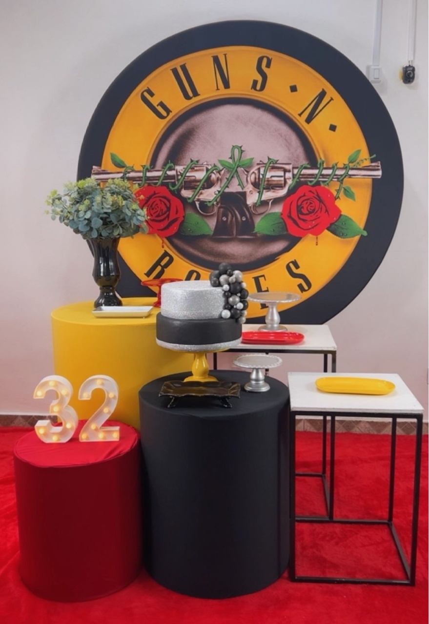 Kit Ouro Guns.n. Roses - TudFestas