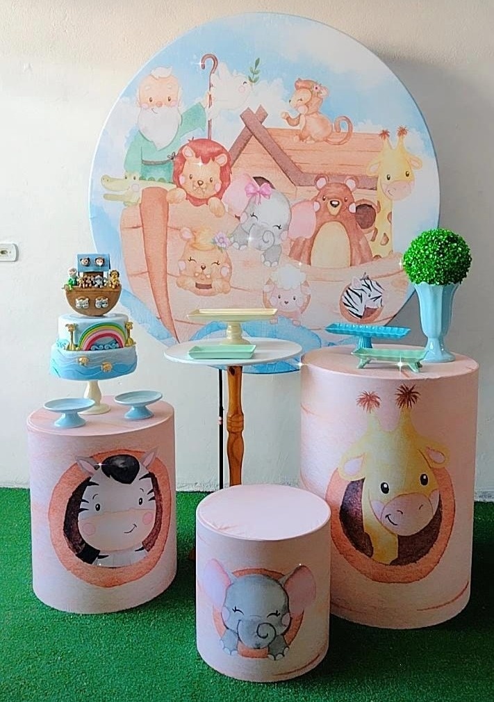 Kit Prata Arca de Noé - TudFestas