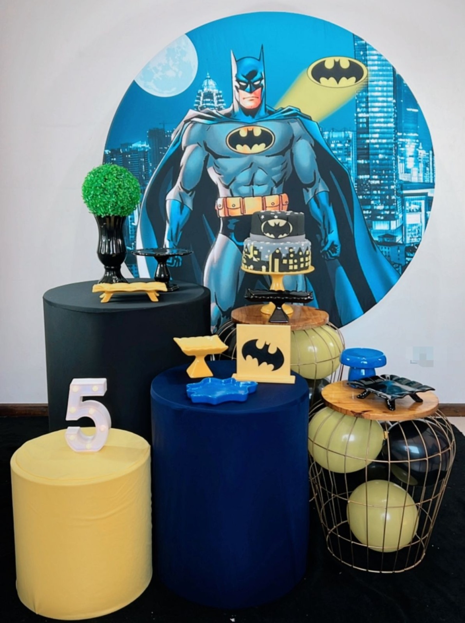 Kit Ouro Batman - Modelo 2 - TudFestas