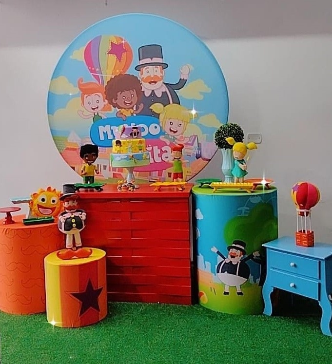 Kit Ouro Mundo Bita  - TudFestas