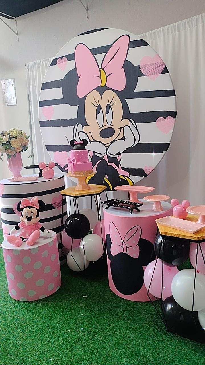 Kit Ouro Minnei Rosa - TudFestas